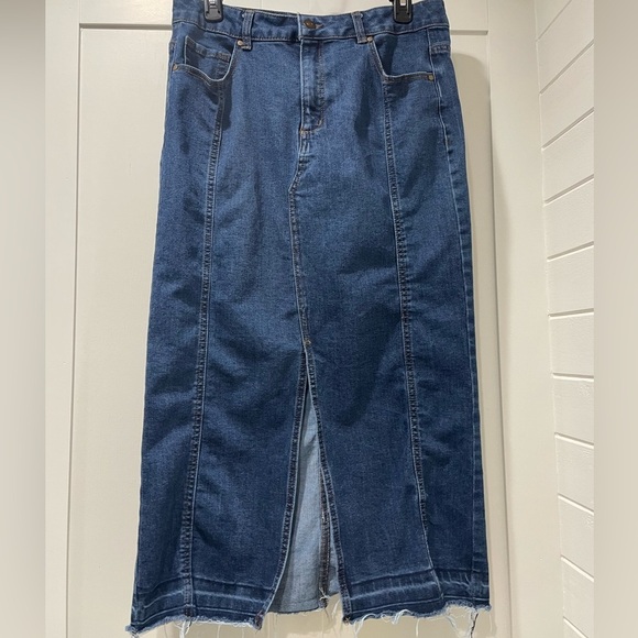 Rachel Zoe Jean Skirt Size 10 - Picture 1 of 4